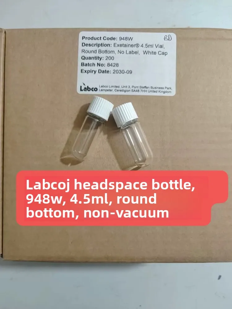 British original genuine labco top empty bottle 948w round bottom non-emptying 4.5ml