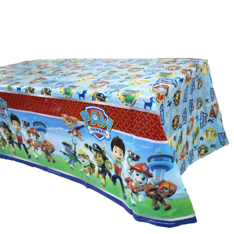 PAW Patrol Verjaardagsfeestje Decoratie Nieuwe Versie Ballon Set Wegwerp Servies Kid Event Supplies Banner Achtergrond Cadeau