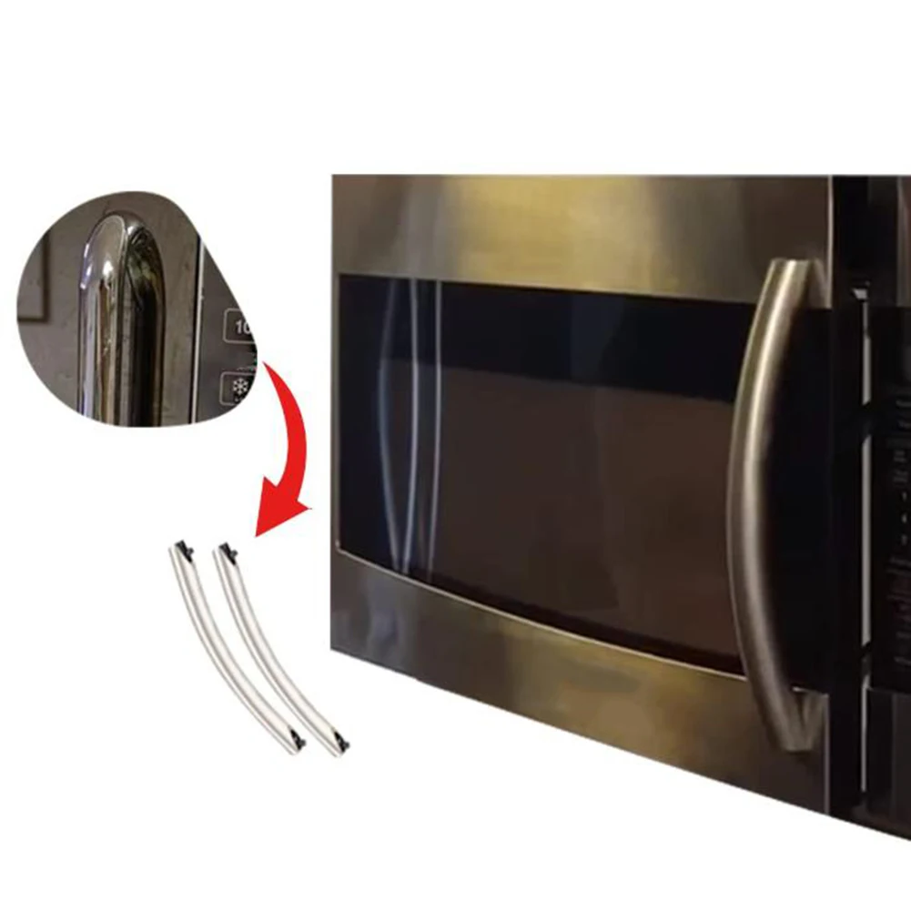

Kitchen Renovation Microwave Door Handle Metal Microwave Handle Easy Install Microwave Handle Enhanced Grip Design