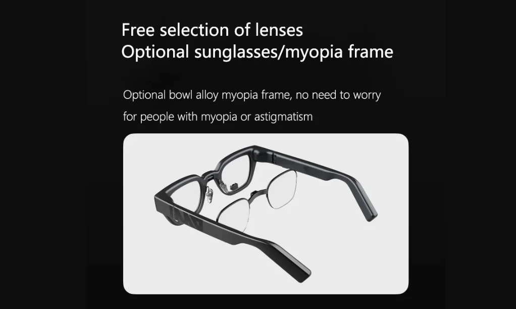 INMO Go Smart AR Glasses Accessories ,Sunglasses Cover / Flat Mirror, for INMO Go Smart AR Glasses Optional