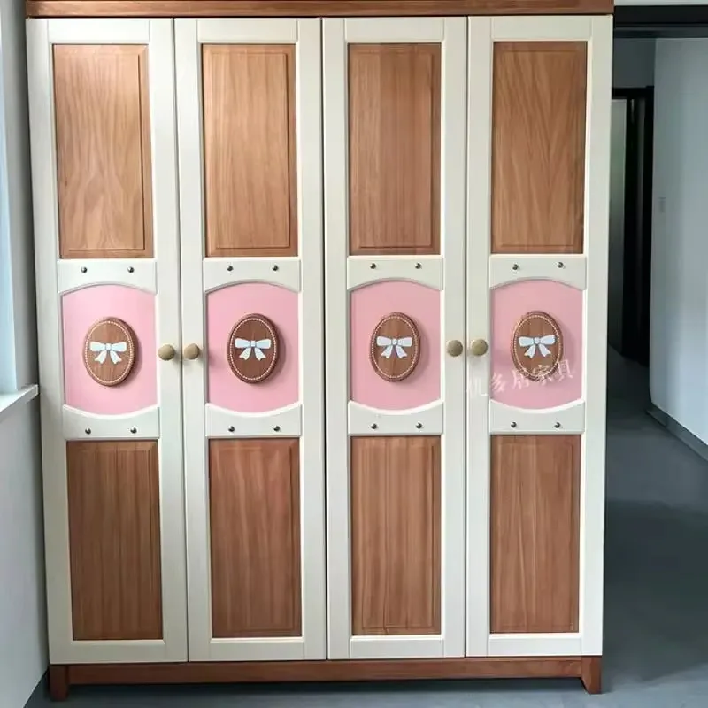 Orgnizer Wood Wardrobes Luxury Aesthetic Quiet Stylish Display Clothes Wardrobe Storage Organizer Armario Para Ropa Furniture