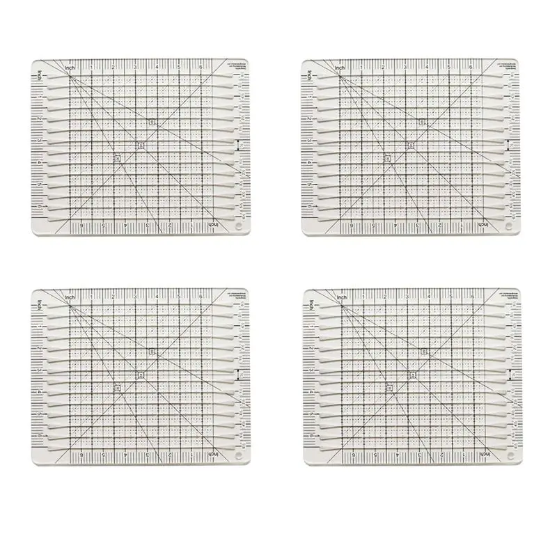

A60Z4X Sewing Ruler Fabric Cutting Ruler Quilting Supplies Tools Sewing Supplies Fabric Cutter Patchwork Template DIY 6 Inchmay