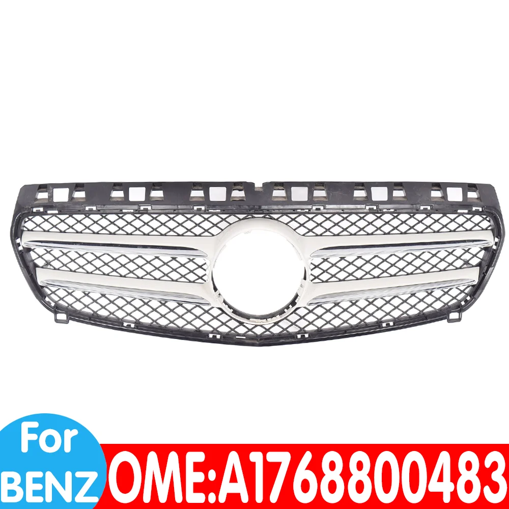 

1768800483 9040 W176 A180 A200 A220 A160 A250 car front bumper grille middle net grills grid base Accessories For Mercedes-Benz