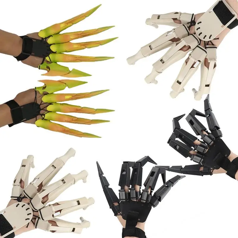 

1Pair Halloween Claw Gloves Halloween Claws Funny Festival Cosplay Costume Party Scary Props Accessories Halloween Gear