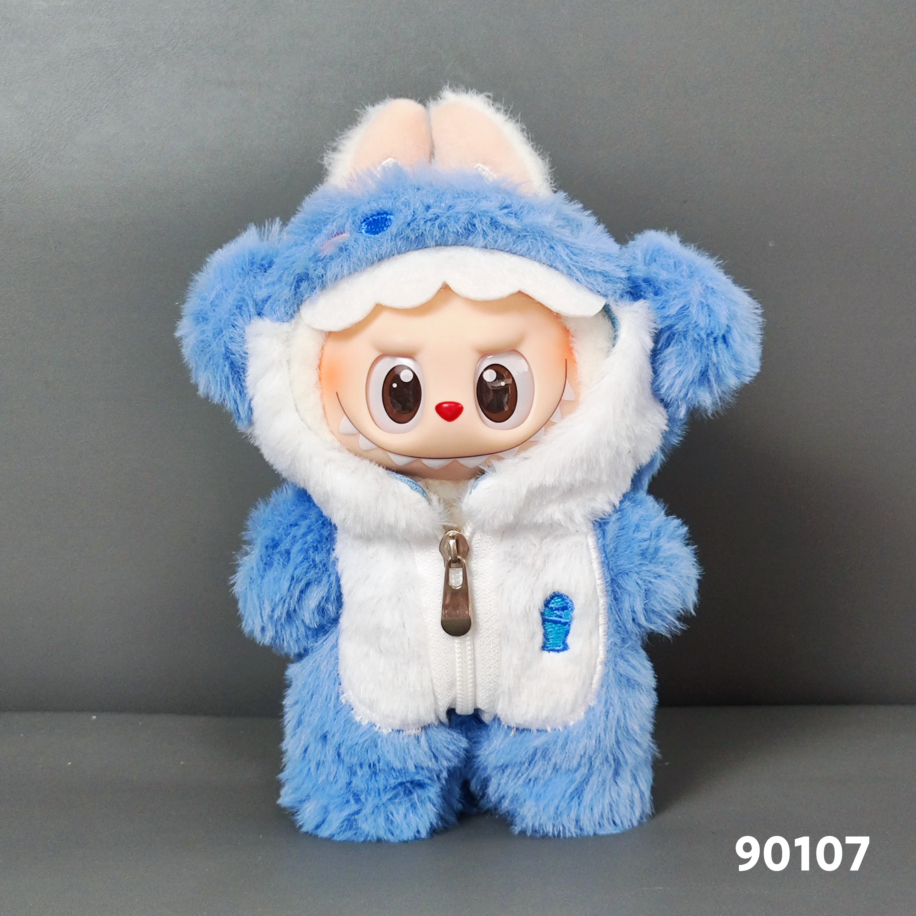 Novo Quente 2.0 hat einen Sitz der Labubu-Serie, Macaron-Anzugkleidung, Labubu-Monster-Puppe, Vinyl-Puppenkleidung, Puppenhut und Kleidung