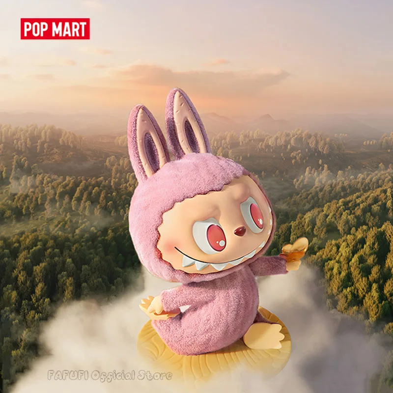 POPMART-The Monsters Mystery Box, Lazy Yoga Series, Blind Box, Guess Bag, Butter Toys, Cute Anime Figure, Ornements, Gift Collection