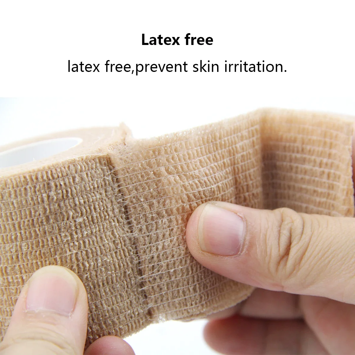 Großhandel 24 Rollen Bandage Atmungsaktive Selbsthaftende Bandage für Menschen & Haustiere Athletische Elastische Kohäsive Bandage Selbstklebend – Detail 11