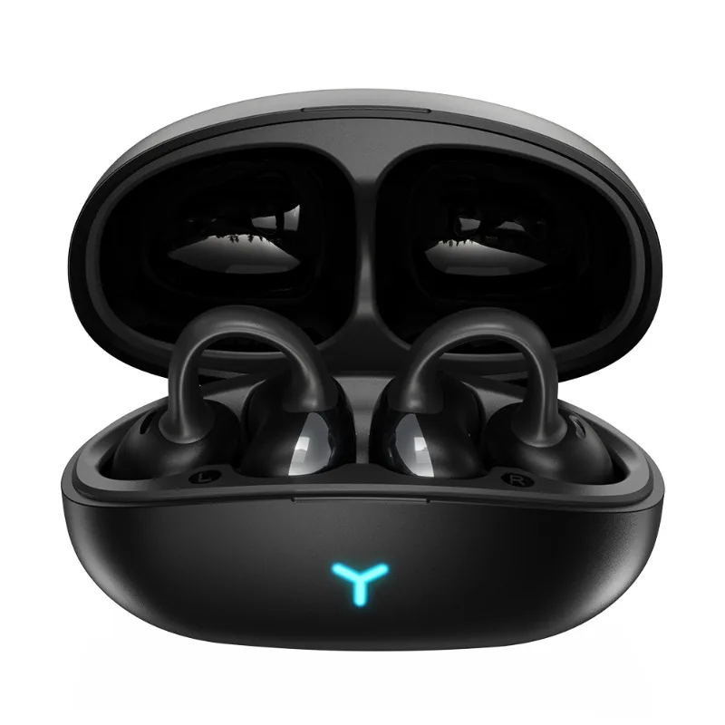 

JIAOLEI Clip Ear ENC Noise Cancellation Wireless Earphones TWS 5.3 Bluetooth Headset Game Music Sport Work Waterproof Headphones