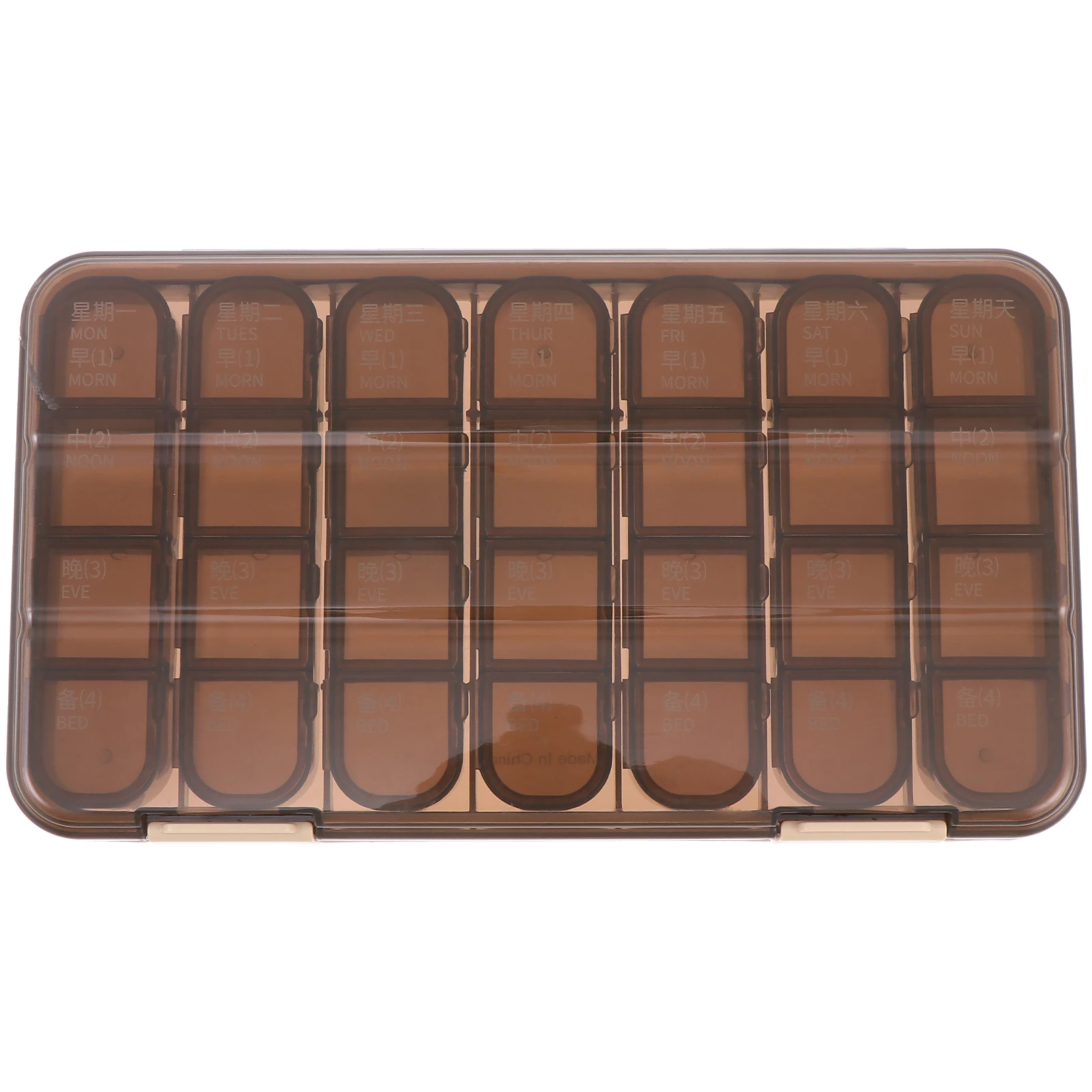 

1pc Portable Medicine Container Food Grade Plastic Pill Storage Holder Travel Kit Storage Organizer Pill Case Holder