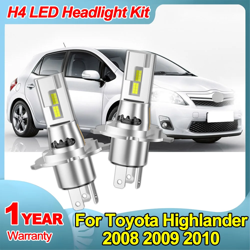 

Для Toyota Highlander 2008-2010 обновленные лампочки H4/9003/HB2 20000LM ультра-ящкий 6000K белый комплект для переоборудования IP68 Waterpro