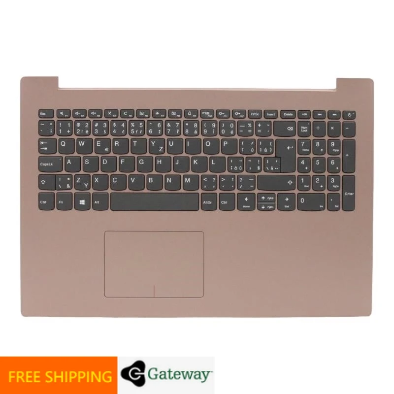 CZ Czech Keyboard Coral Red Upper Case Palmrest Shell Cover For Lenovo ideapad 320 15 AST IAP ABR ISK IKB 5CB0N86482