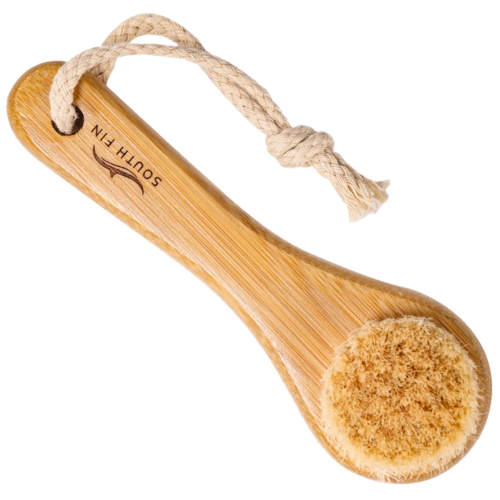 Brosse nettoyante en poils de cheval pour femmes, épurateur de visage, livres profonds, nettoyage du visage sec