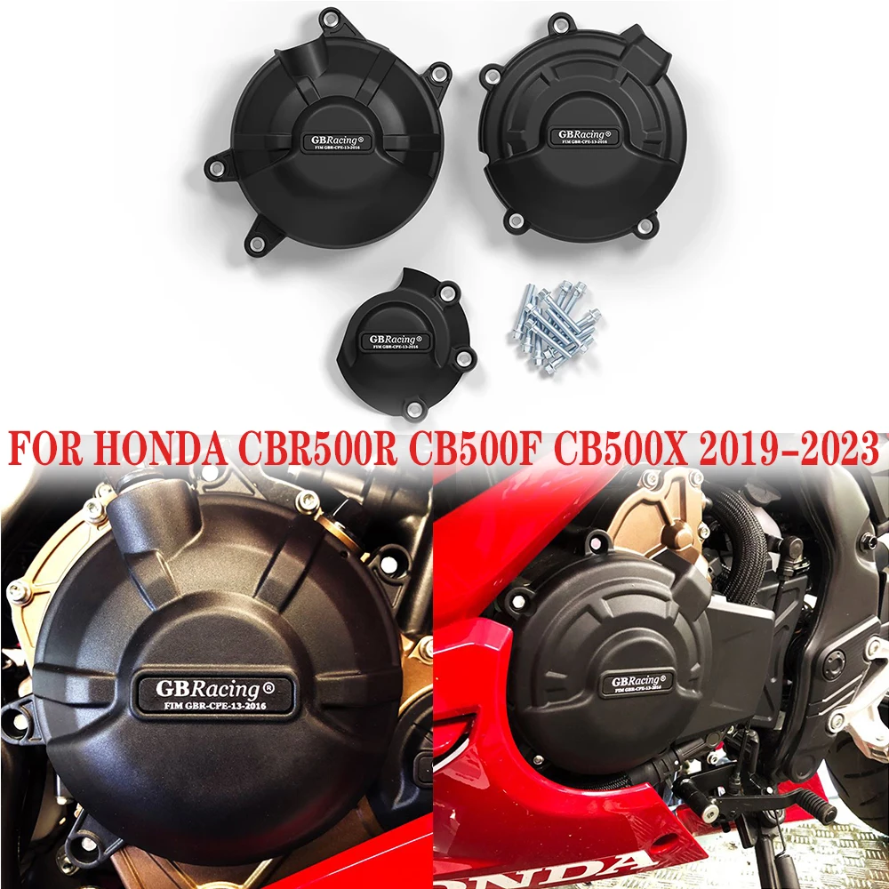 

FOR HONDA CBR500R CB500F CB500X 2019 2020 2021 2022 2023 Engine Protective Cover CBR 500R CB 500F CB500 X 2019-2023