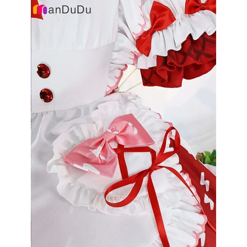 qq34Goldenglow الفرسان السوسي بريق تأثيري حلي لعب الأدوار فستان Hallowmas زهرة البيت الشاي شعر مستعار للحفلات الرسوم المتحركة Pr #4