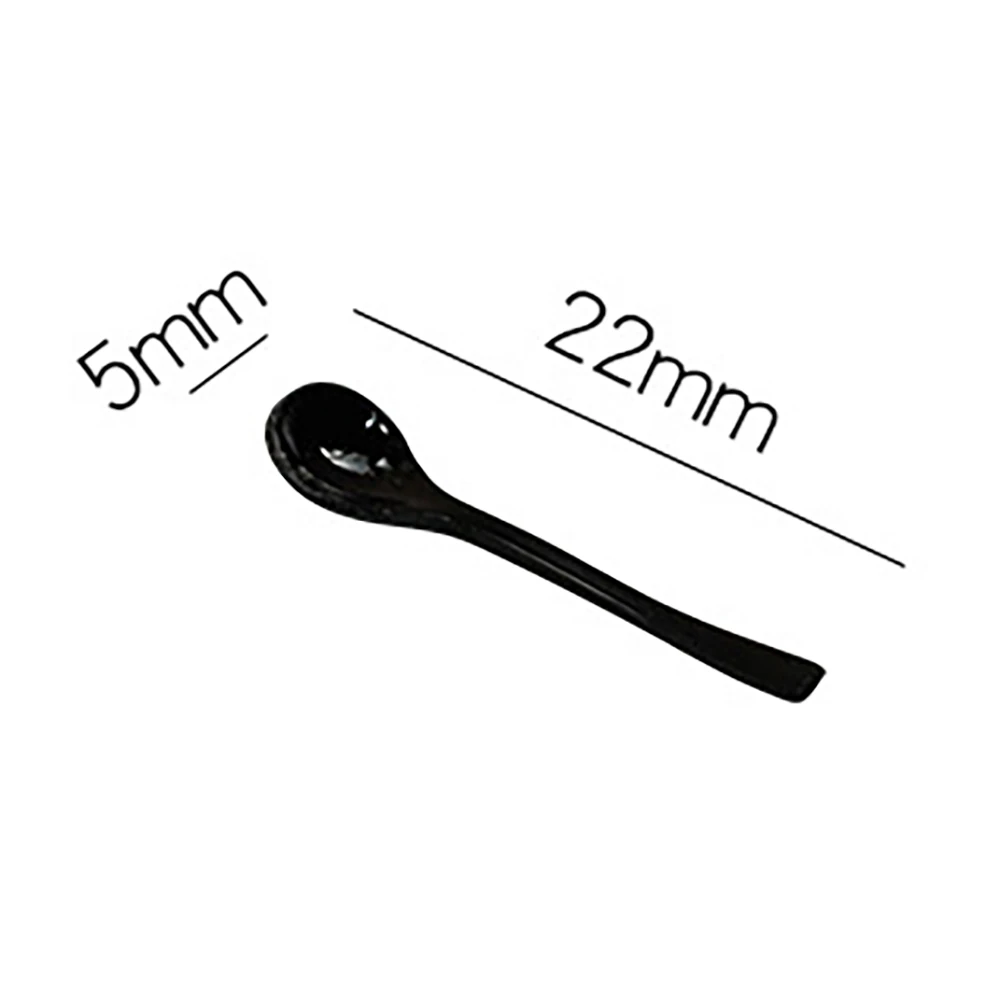 10 pezzi 1/12 accessori per casa delle bambole miniature mini cucchiaio da zuppa modello giocattolo per la decorazione della casa delle bambole ob11