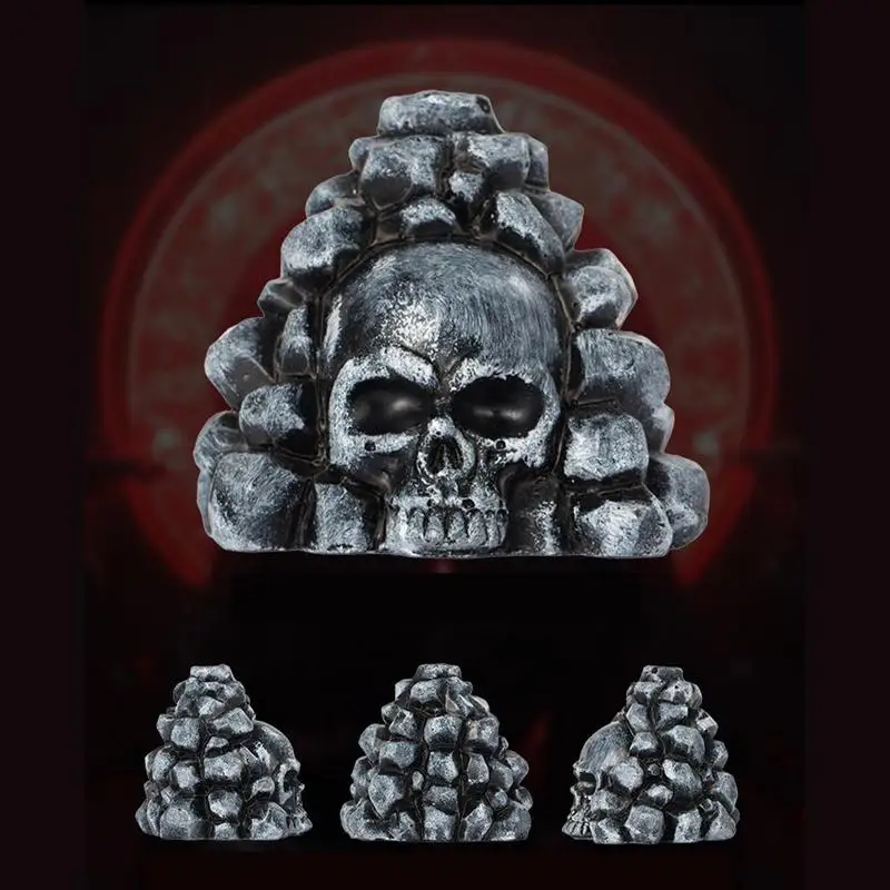 Aztec Death Whistle Scary Whistle Resin Scream Whistle Horror Prank Toy Teens Halloween Christmas Party supplies Skull Head Toy
