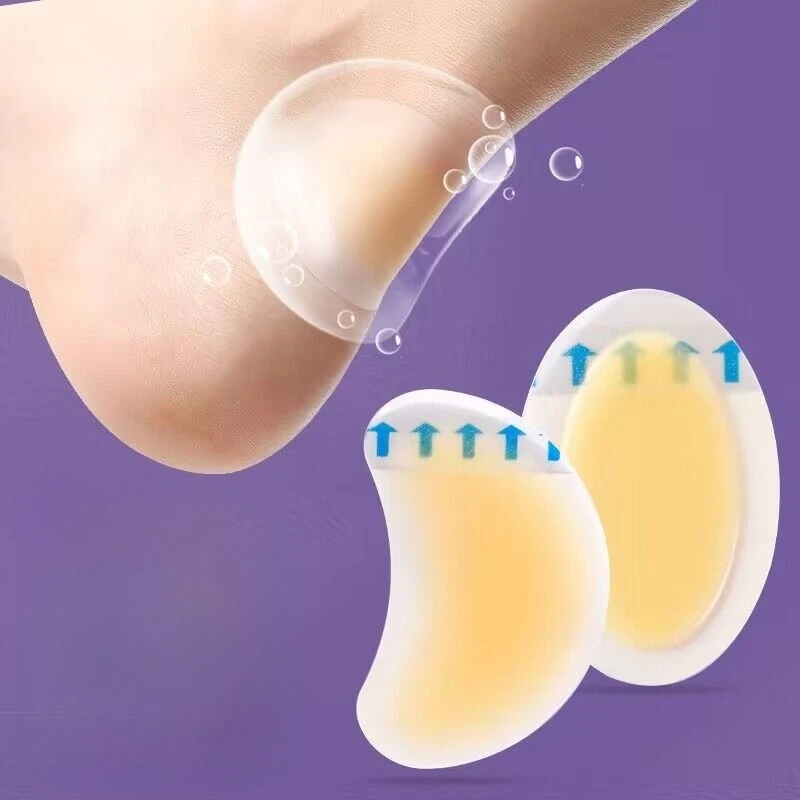 5 قطعة لاصق هلام الغروانية المائية نفطة الجص كعب مكافحة ارتداء كعب ملصق باديكير التصحيح الجص أدوات العناية بالقدم #2