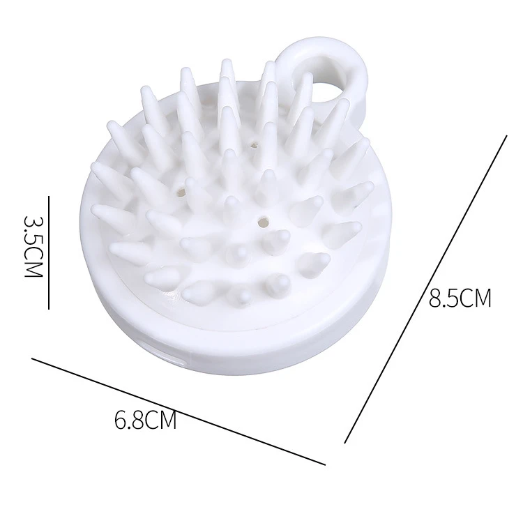 Silicone Shampoo Massage Comb Household Dandruff Removal Itching Relieving Hair Brush Bath Shower Brush Salon Hairdressing Tool