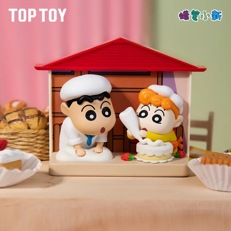 

New Toptoy Crayon Shin-Chan Nohara Home Blind Box Magnetic Attraction Cute Bizarre Trendy Play Desktop Decoration Wholesale
