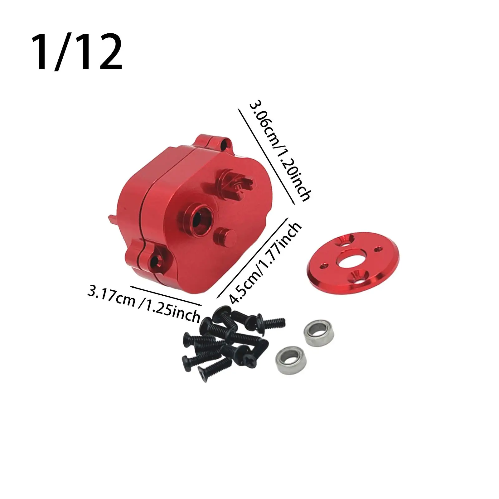 RC Gear Box Housing Cover Easy to Install RC Car Part Replace for 99S MN168 MN82 LC79 MN78 1/12 Scale RC Car DIY Accessories