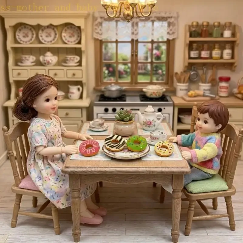 XXFE Mini Dessert Props for Tiny Tables and Shelf Display Resin Toy