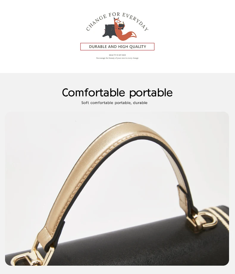 Foxer Kommut Damen Mid Handtasche Damen stilvolle Umhängetasche Hochleistungs-Umhängetasche Split Leder Luxus klappe Umhängetasche – Detail 4