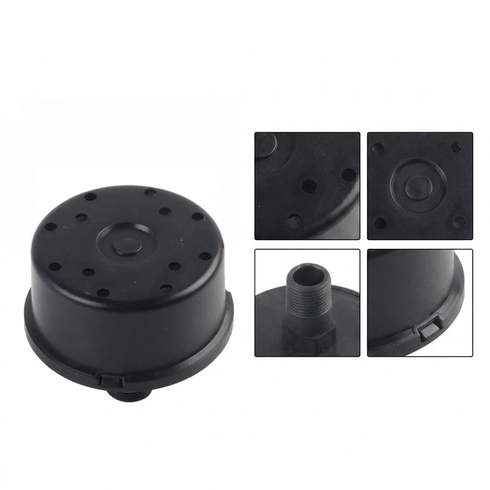 16mm Thread Air Compressor Intake Muffler with Integrated Sponge Filter for Piston Compressor and Portable Air Pump Use
