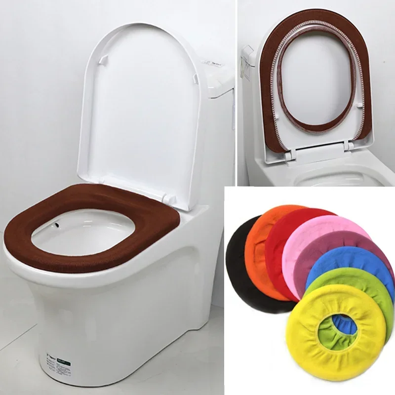 Hot Warm Soft Washable Toilet Seat Cover Mat for Home Decor Closestool Mat Seat Case Toilet Lid Cover Accessories Toilet Seat