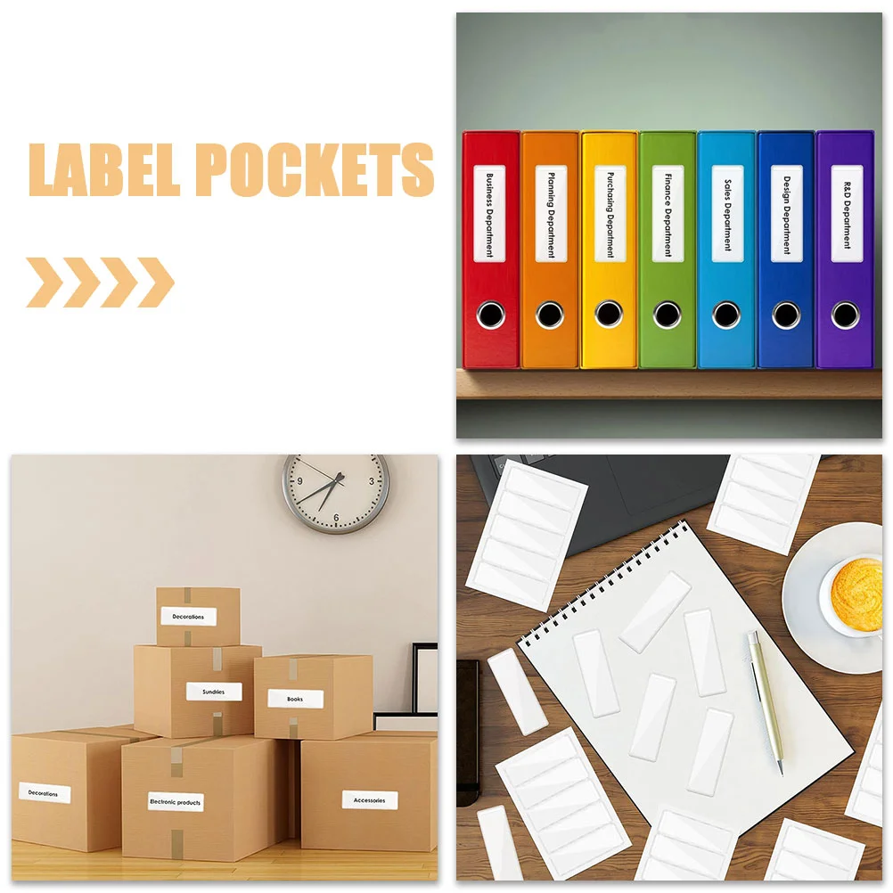 40 sets Sticky Index Tab Labelhouders Creditcard Organizer Protector Business