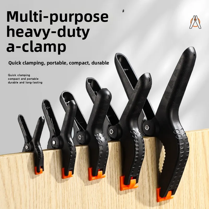 5pcs A-clip Woodworking Spring Clip Photography Background Cloth Plastic Nylon Clamps Fixed Clip Carpentry Tools
