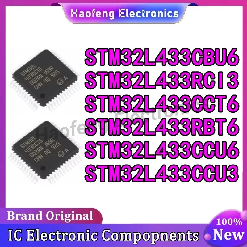 STM32L433RCI3 STM32L433RBT6 STM32L433CCU6 STM32L433CCU3 STM32L433CBU6 STM32L433CCT6 STM IC MCU Chip LQFP-48 100% New Original