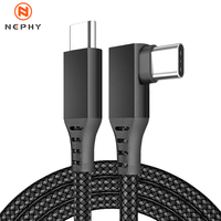 USB 3.1 Gen 2 Type A/C to C VR Link Cable For Oculus Quest 2 Meta 3 Pico Neo 3 4 Glasses Headset Data Charger 3/5/6 Meters Long