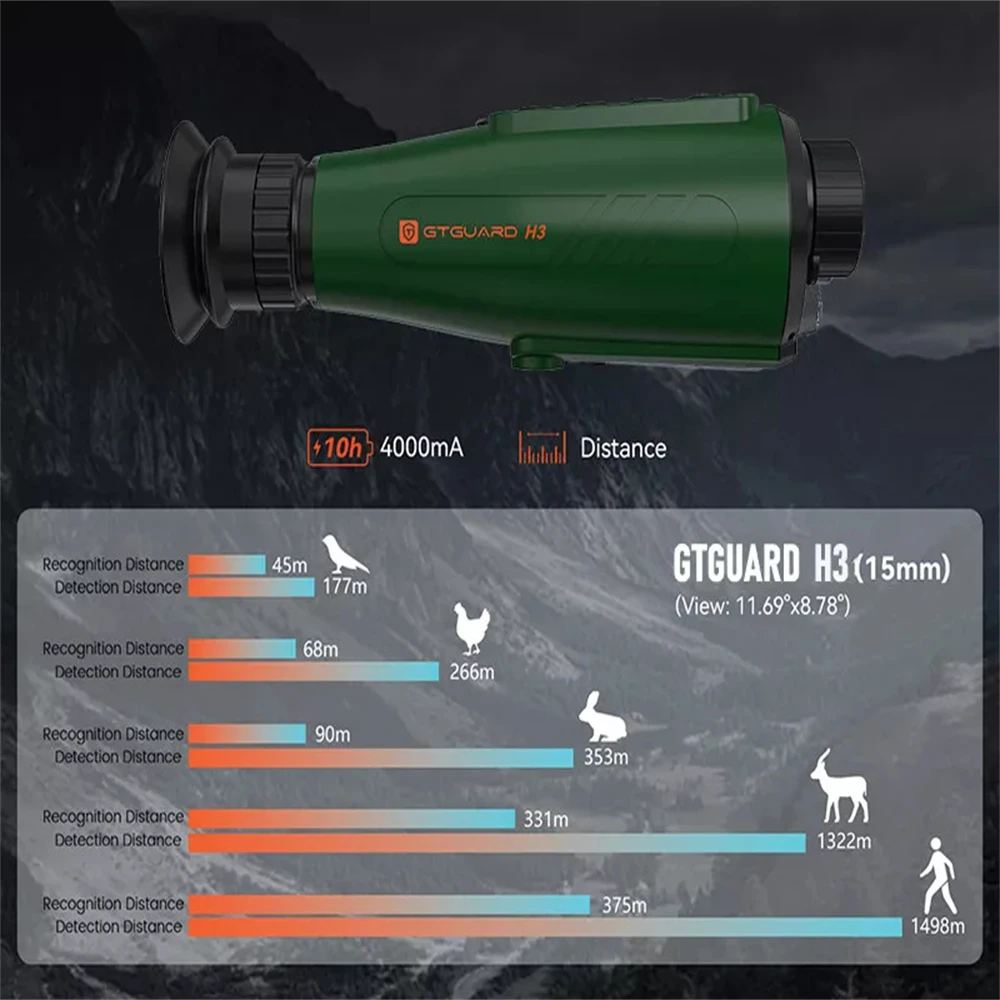 Thermal Imaging Monocular AI Super-resolution384*288 Night Vision Goggles Multiple Scenes Handheld IR Telescope Better Than Ai15 view 6