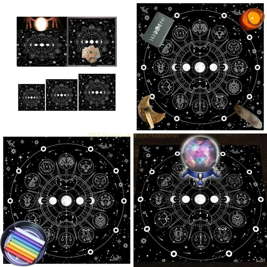 

31be Square Altar Board Game Card Sad Table Metaphysical Soard Game Mat