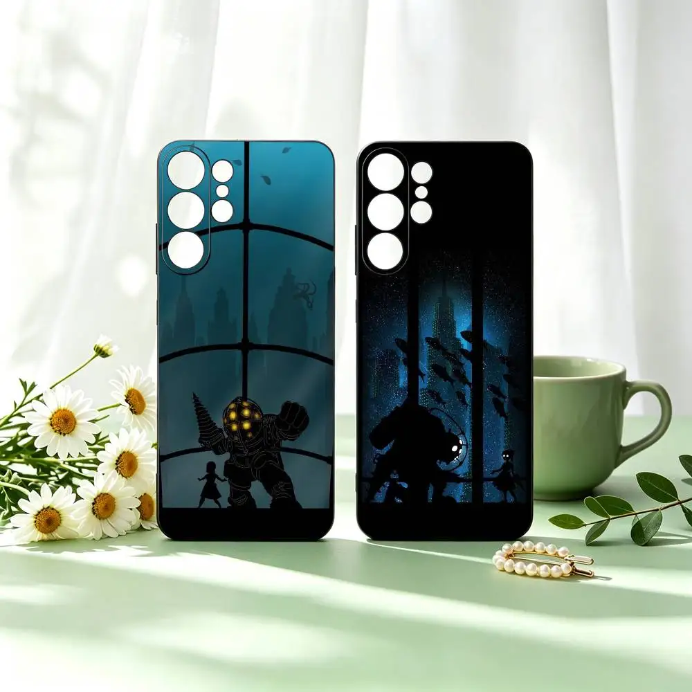 Popular Game B-BioShocks Phone Case For Samsung S26,S25,S24,S23,S22,S21,S30,Ultra,Plus,Fe,Soft Silicone Black Cover