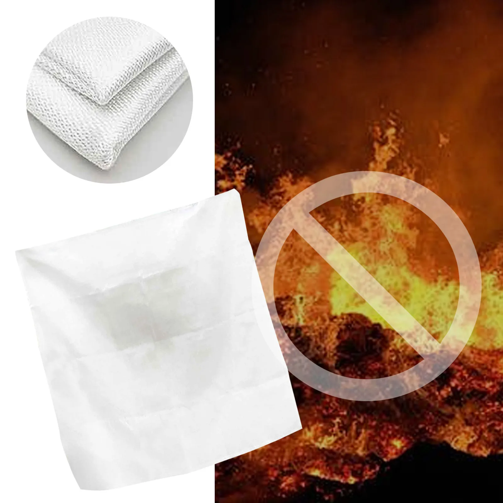Fire Blanket Fighting Fire Extinguishers Tent Boat Emergency Blanket Survival Fiberglass Fire Shelter Safety Cover