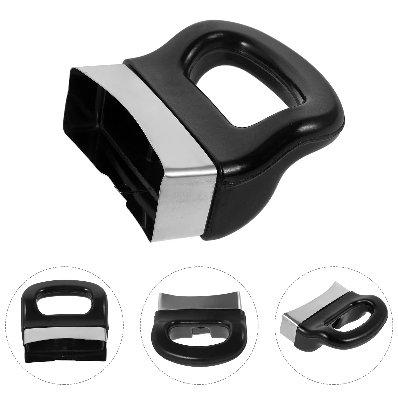 

2 Pcs Hotpot Pressure Cooker Auxiliary Handle Kitchen Accessories Grip Replacement Pan Small Tools Black Removable Plastic Fry