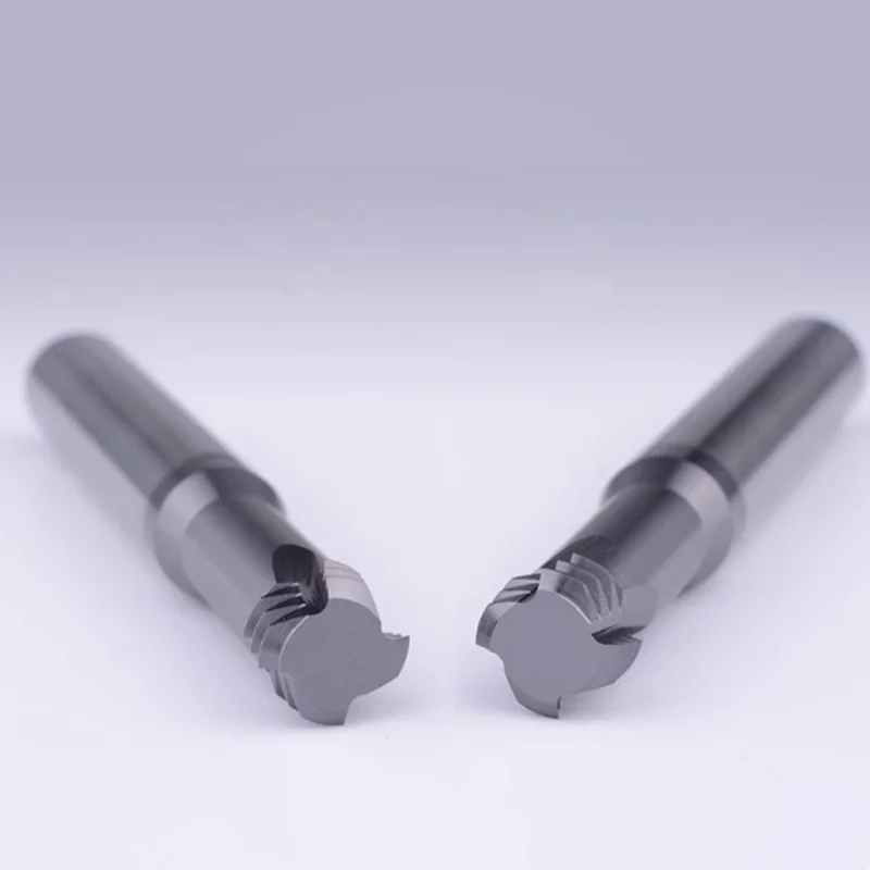 

ЧПУ 60 ° Станок Твердый карбид Вольфрамовая сталь Трехзубчатая резьбовая фреза M3 M4 M5 M6 M8 M10 Фрезы для титанового сплава