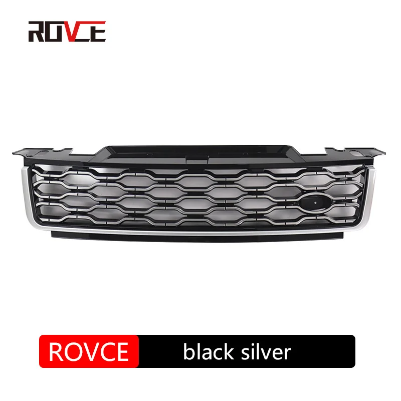 Rovce Front Grille Racing Grills Inlaat Kap Mesh Raster Voor 2018 2019 2020 2021 2022 Voor Land Rover Range Rover Sport L494
