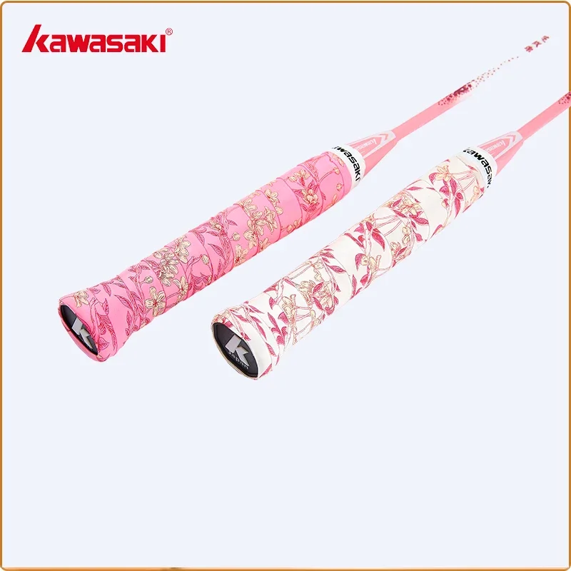 Kawasaki tênis overgrip feminino pu tenis sweatband antivibrador aperto de tênis x1 5 pçs micro pegajoso paddle grip