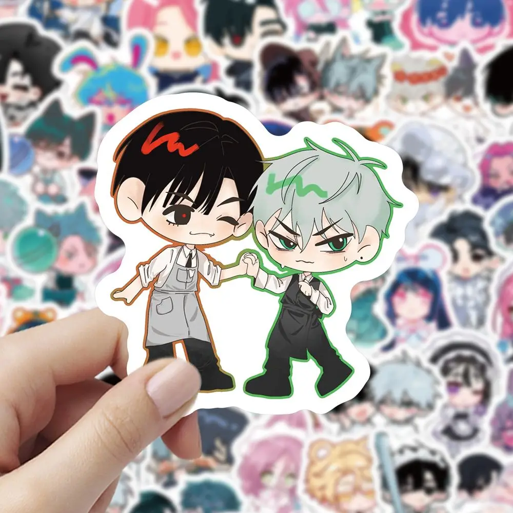 100PCS Anime Alien Stage Ivan Till Stickers Waterproof DIY Phone Laptop Luggage Guitar Notebook Cup Cartoon Stickers Kids Gift