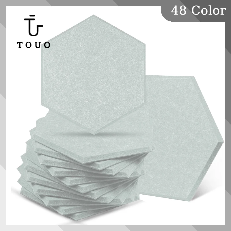 

TOUO Acoustic Panels 12 Pcs Sound Insulation Panel Recording Studio Sound Absorbing 3d Soundproofing Insulation Home Accessories