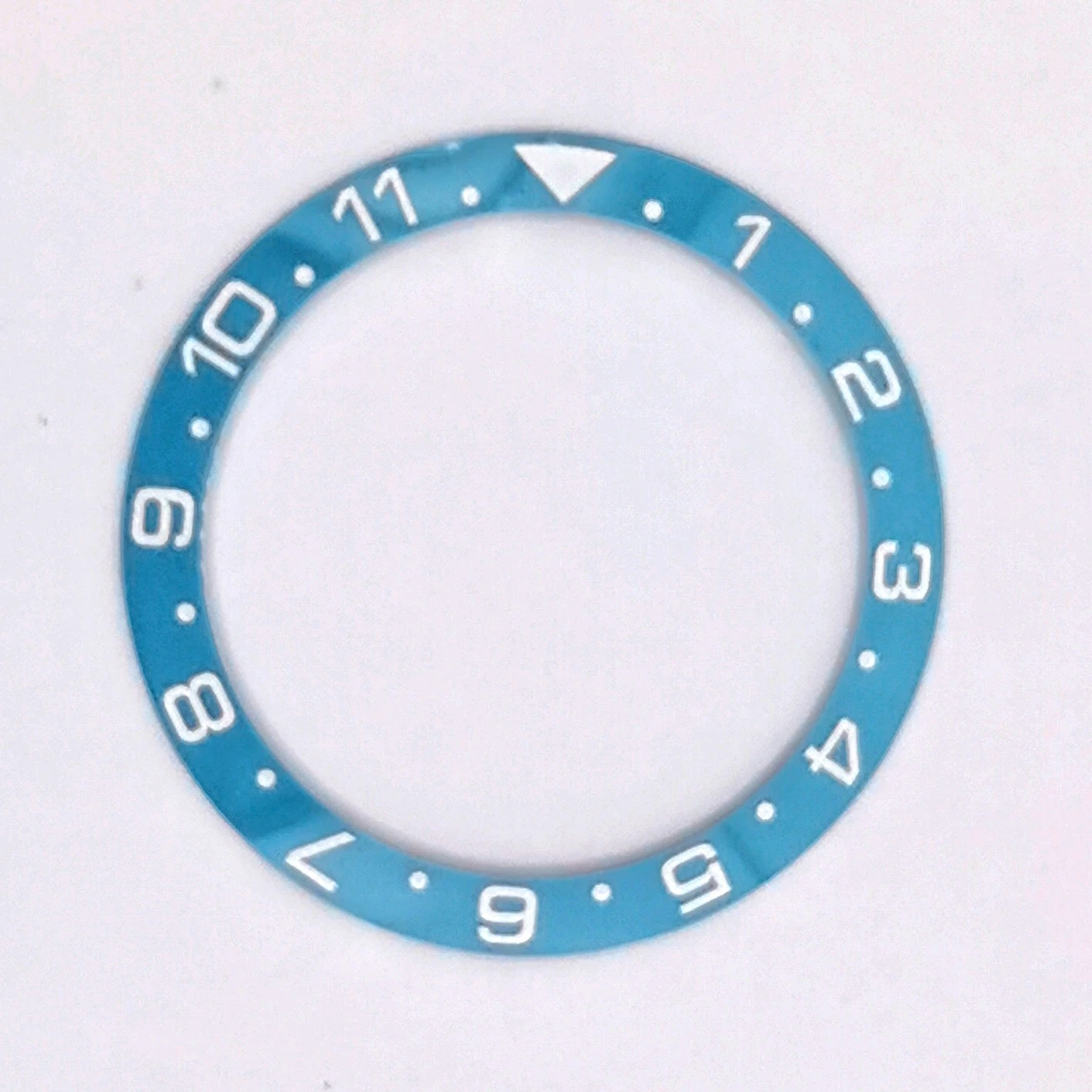 

Watch parts Ceramic Bezel Outer Diameter 38 mm inner 30.5 mm Iceblue color