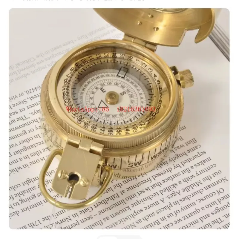 Limited Offer Nordic Luxury Gold Portable Compass Outdoor Exploration Mountaineering Camping North Needle