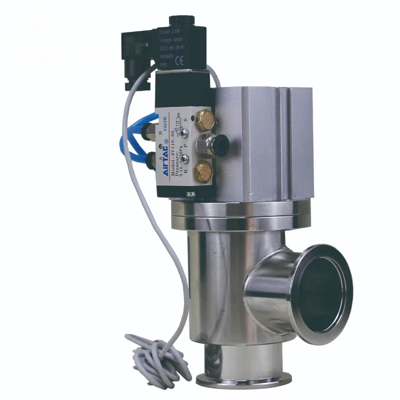 Pneumatically Actuated Vacuum NW Right Angle Valve