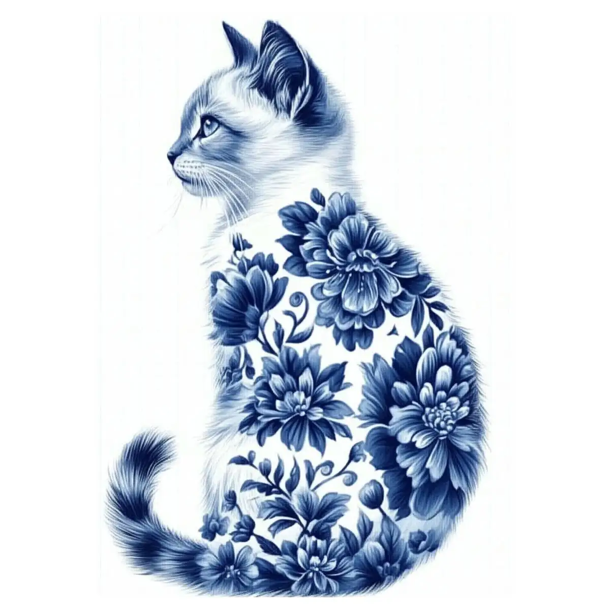 Mavi kedi çapraz dikiş Kiti diy 11CT/14CT Nakış Hobi Sanat ve el sanatları iğneler ile zanaat