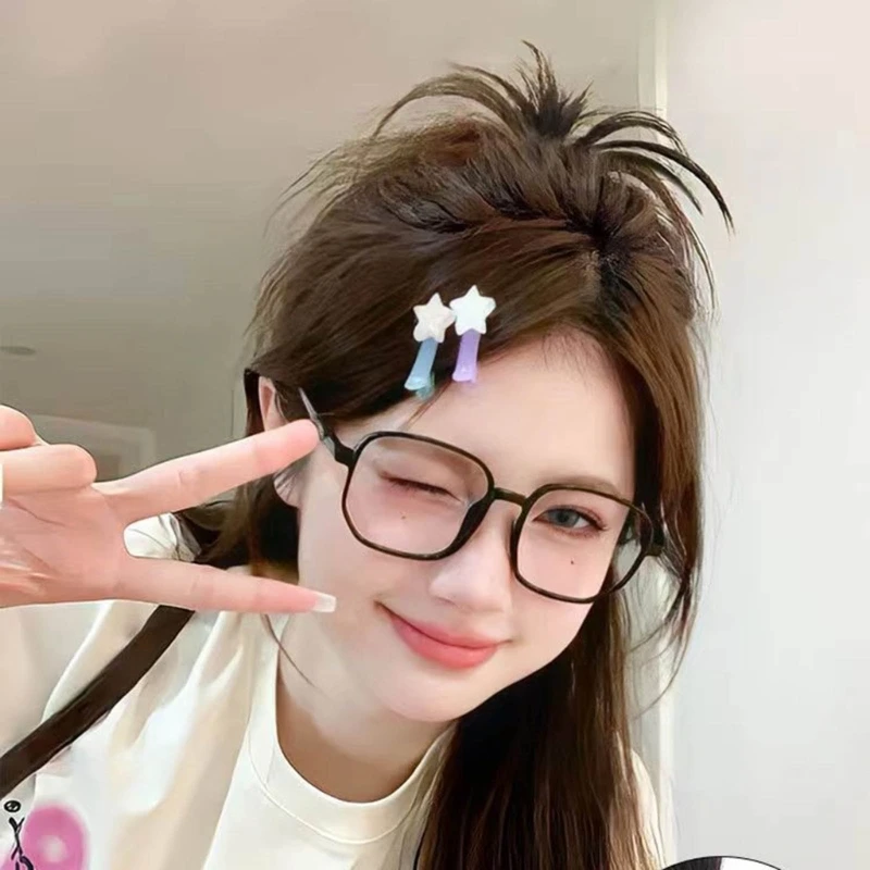 Chicken Shuttlecock Head Grasping Clip Hair Increase Hair Styling Tools Hairpin Plastic Hair Accessories