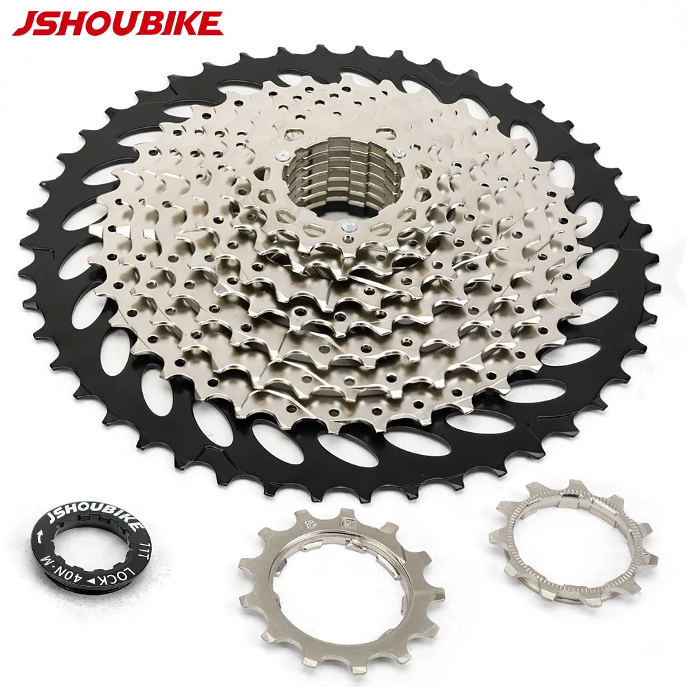 JSHOUBIKE 11-32/36/40/42/46T 10 Speed Mountain Bike Cassette 10V Flywheel 10S Sprockets Compatible with SHIMANO  M6000  M780 K7