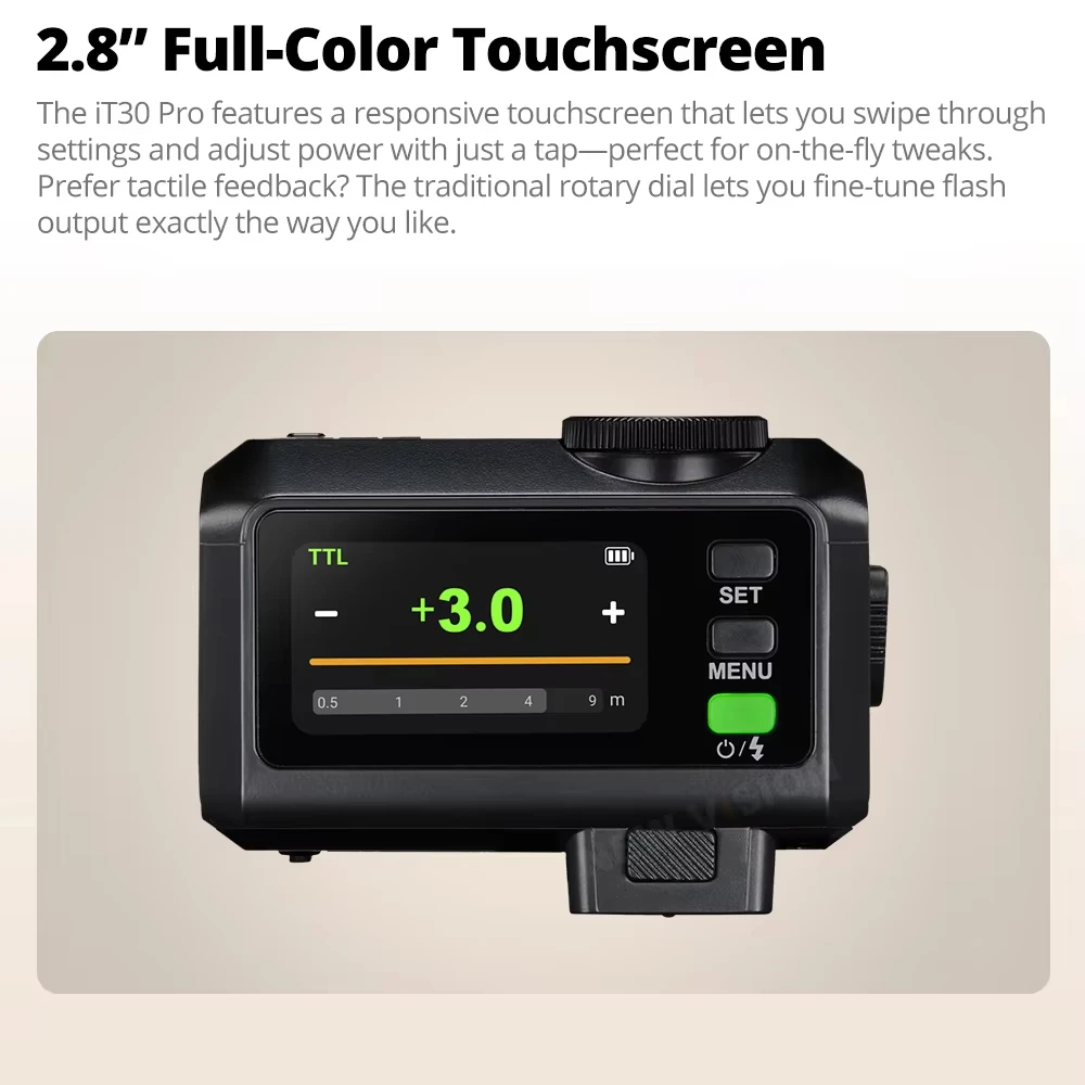 Godox iT30 Pro Camera Flash 2,4G Беспроводная карманная вспышка с TTL HSS для Sony Canon Nikon Fuji Fujifilm Olympus Panasonic