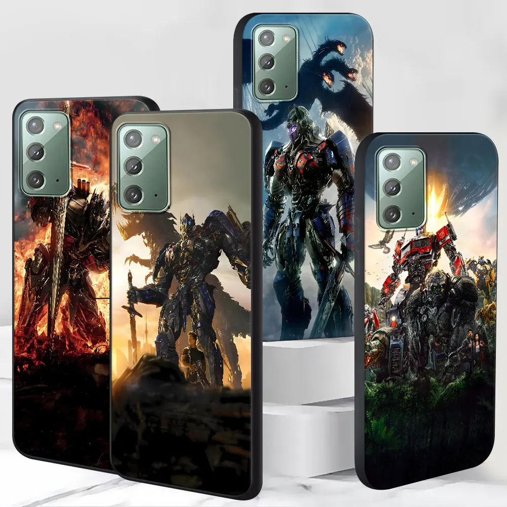 Transformers Autobot Case for Samsung Galaxy Note 20 Ultra 10 Plus 9 8 TPU Phone Cover Note 10 Lite Black Soft Shell Funda Capa